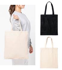 ライトキャンバスフラットトート(L)