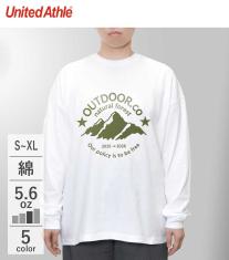 5.6オンス ビッグシルエット ロングスリーブ Tシャツ（長袖＋リブ）5509 【ユナイテッドアスレ】