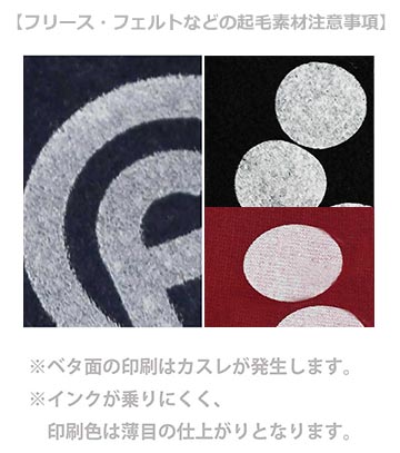 シルク印刷1色の説明　