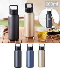 真空ステンレス炭酸ボトル(600ml)
