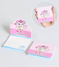 オリジナルメモ帳 ポップアップ半円型 Bタイプ