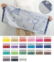 卒業記念品向け　オリジナルフェイスタオル　織り姫 FJ-fc03