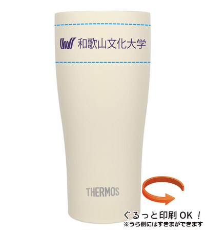 回転シルク印刷1色の説明　側面