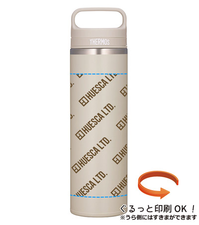 回転シルク印刷1色の説明　側面