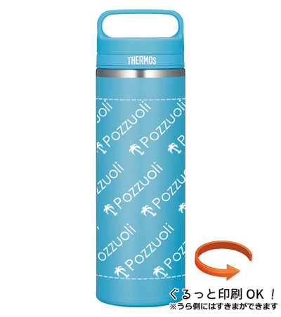 回転シルク印刷1色の説明　側面