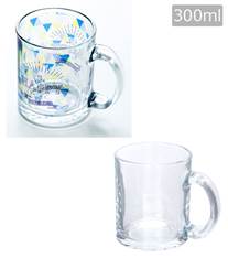 昇華転写対応グラスマグ(300ml)クリア