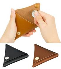 本革三角コインケース【受注生産品】