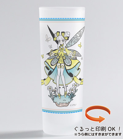 昇華転写印刷フルカラーの説明　側面