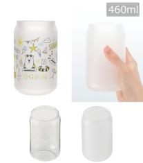フルカラー印刷対応缶型グラス(460ml)