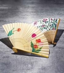 花うたげ シルク扇子