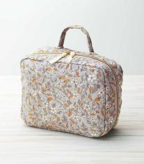 フィオリート・ハンドル付きキルティングオープンポーチ