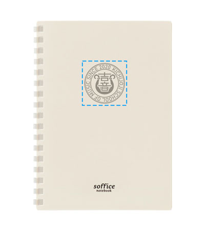 パッド印刷1色の説明　表紙 A