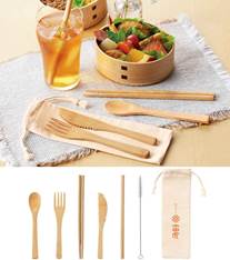 リル バンブーカトラリー6点セット