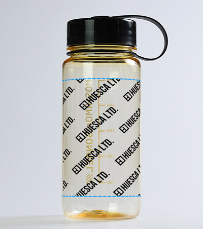 回転シルク印刷1色の説明　側面
