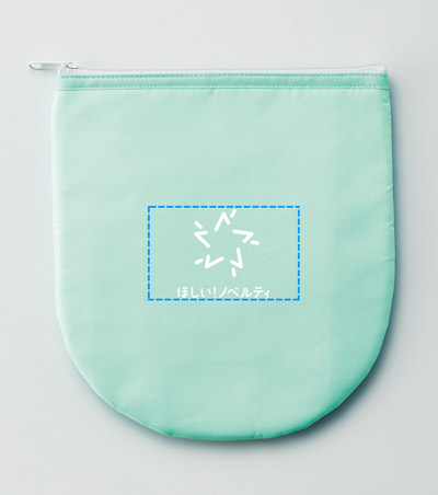 シルク印刷1色の説明　ポーチ