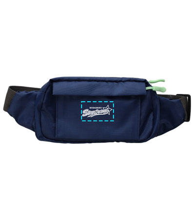 シルク印刷1色の説明　ポケット