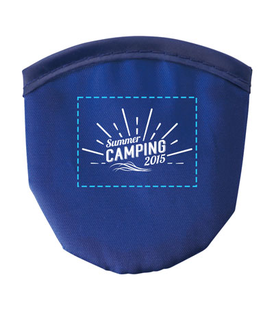 シルク印刷1色の説明　ポーチ