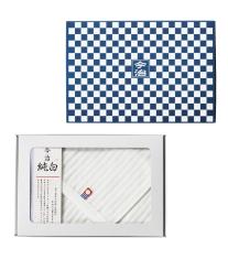 市松模様箱入 今治ハンドタオル