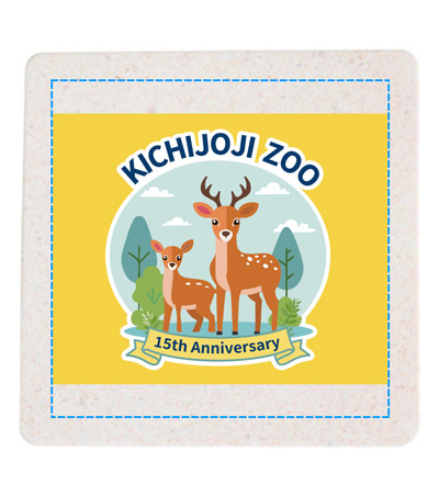 インクジェット印刷フルカラーの説明　表面