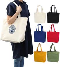 厚手コットンバッグ トートMワイド