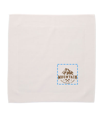 シルク印刷1色の説明　表面