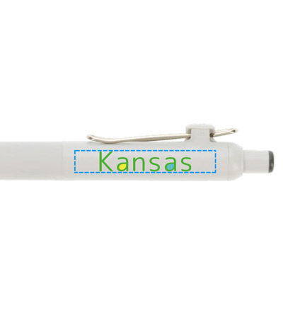 インクジェット印刷フルカラーの説明　クリップ横