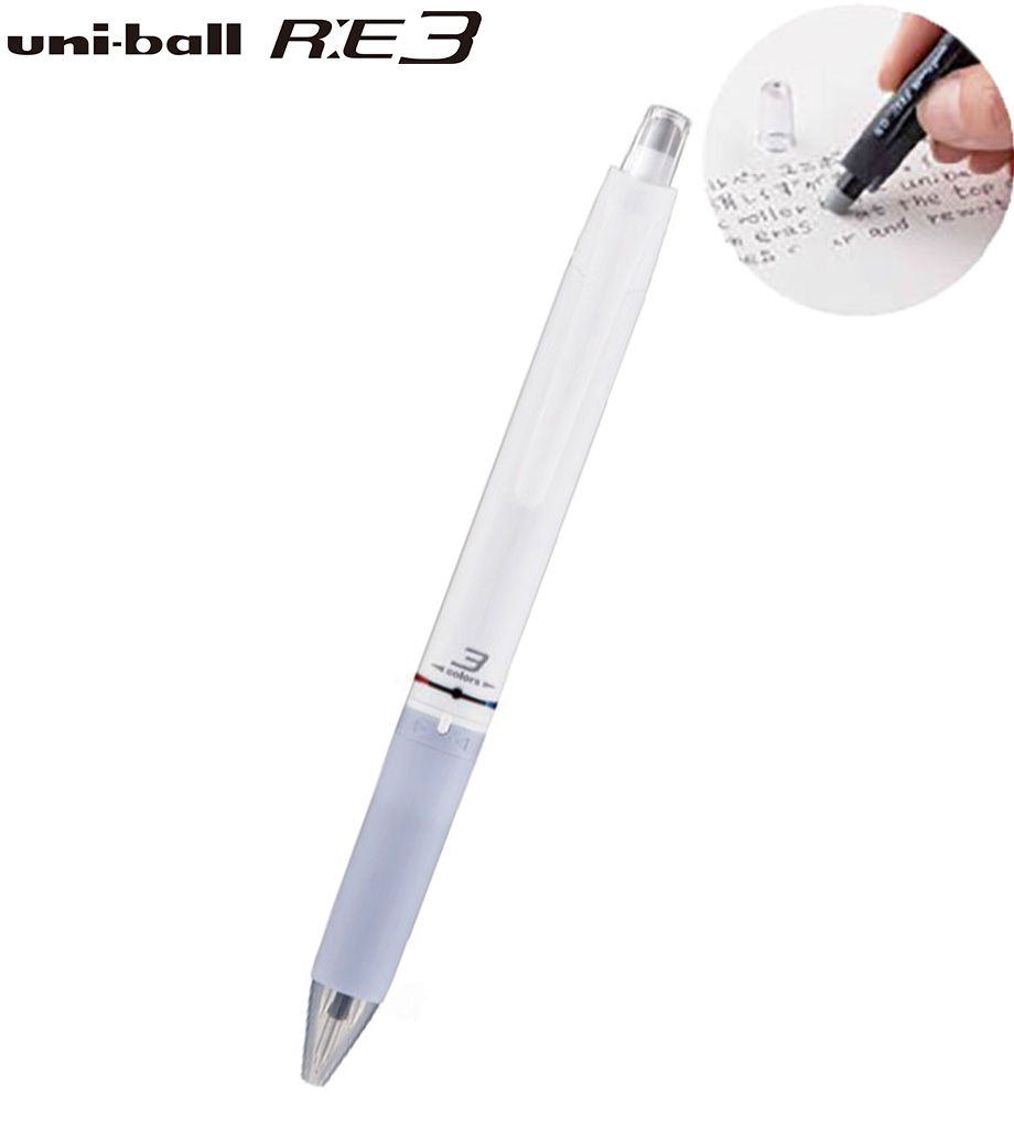 三菱鉛筆 ユニボール アールイー 3 白軸 0.5mm