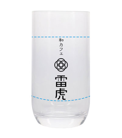 回転シルク印刷1色の説明　側面