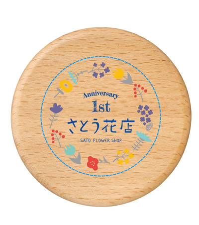 インクジェット印刷フルカラーの説明　天面