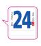 壁掛けカレンダー 星座入り文字月表(3色)【名入れ専用】のサムネイル画像4枚目
