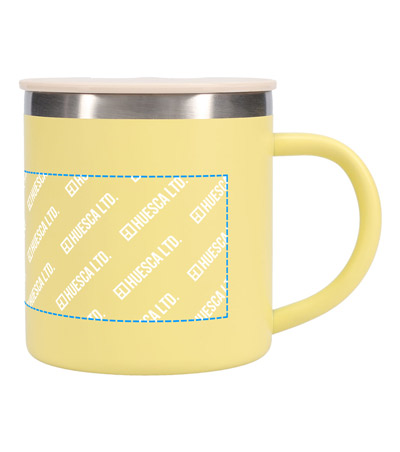 回転シルク印刷1色の説明　側面