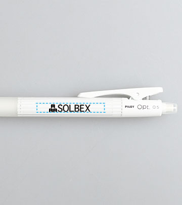 ペン1色印刷の説明　軸 B
