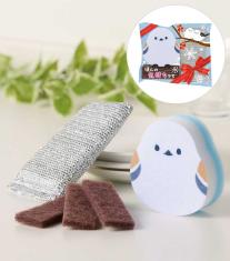 ほんの気持ちです もふかわシマエナガのキッチンスポンジセット