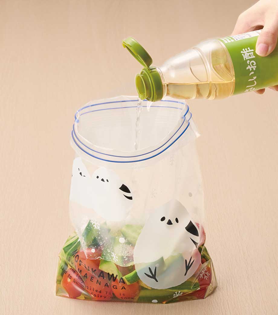 ありがとうございます もふかわシマエナガのマチありジッパーバッグ(8枚入り)の画像4枚目