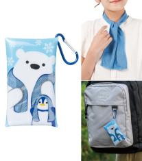 しろくまくんの熱中症対策 クールネックタオル&ケース