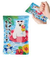 ひんやりをお届け しろくまくんの瞬間冷却パンチパック