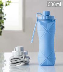 コルン／シリコン折りたたみボトル600ml
