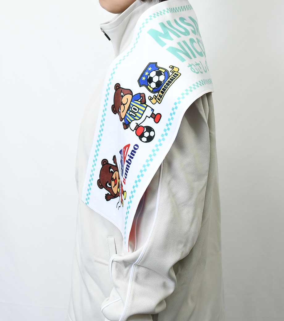 オリジナルリバーシブルマフラータオル・昇華転写プリントの画像4枚目