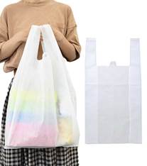 不織布レジバッグ(白)LL