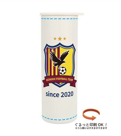 回転インクジェット印刷フルカラーの説明　側面