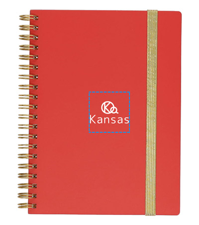 パッド印刷1色の説明　表面 A