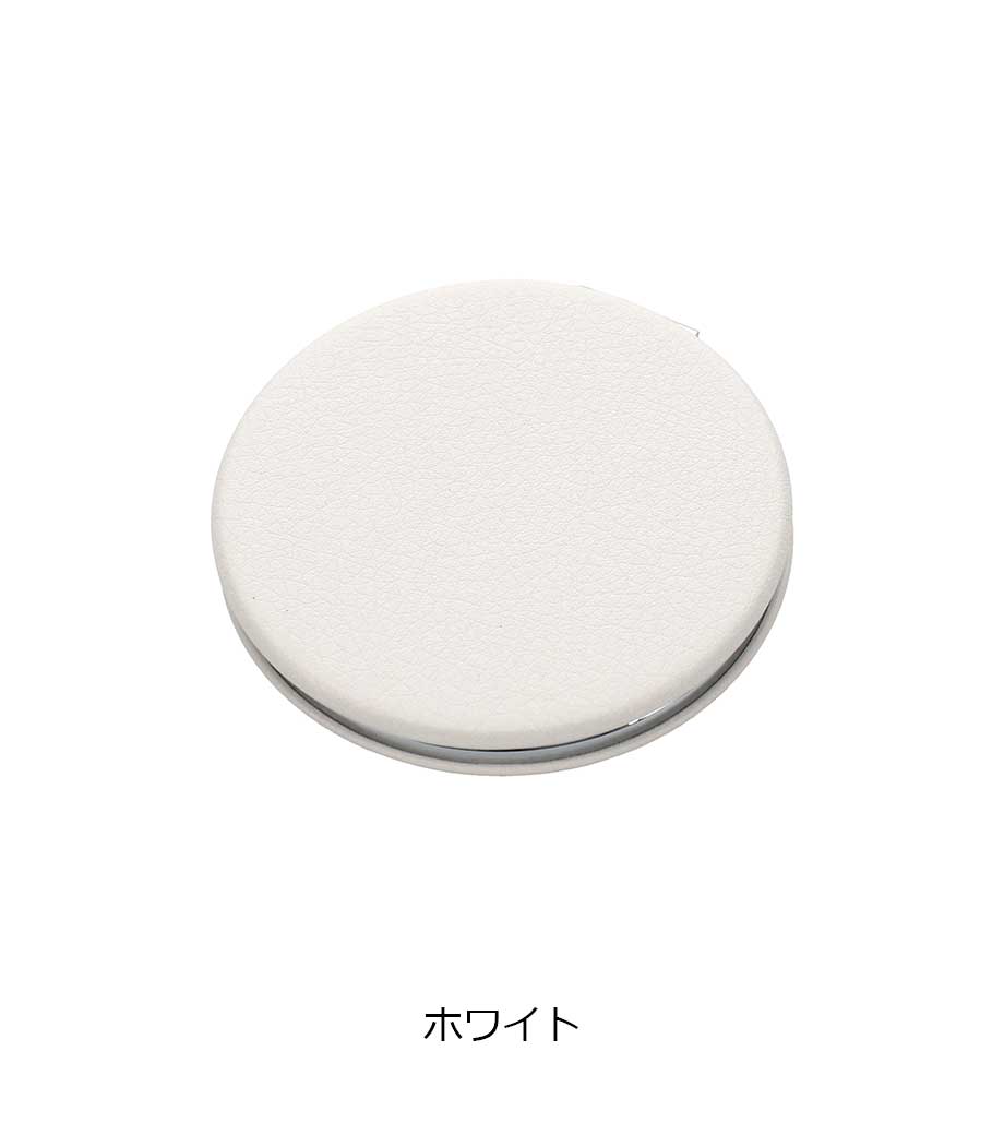 合皮コンパクトミラー ラウンドの画像3枚目