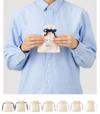 コットンカラーリボン巾着(SS)