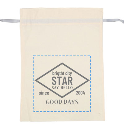 シルク印刷1色の説明　表面