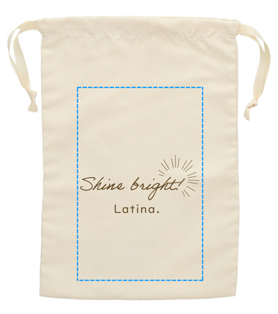 シルク印刷1色の説明　表面