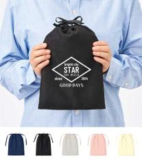 スウェード風巾着(M)