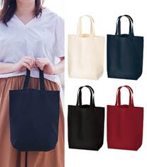 厚手コットンマチ付トート(M)
