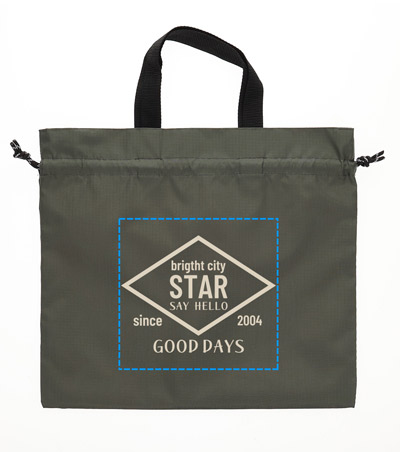 シルク印刷1色の説明　表面