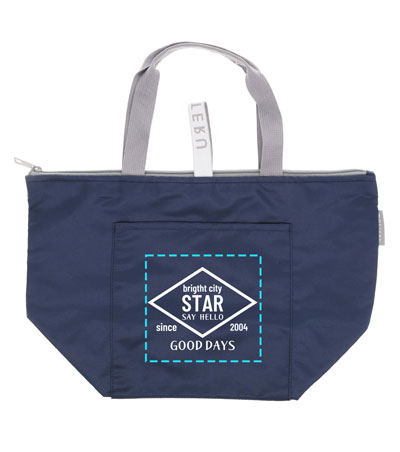 シルク印刷1色の説明　外ポケット