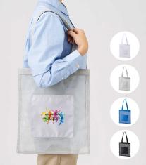 メッシュフラットトート